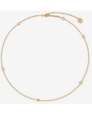 Burberry Shield Chain Necklace - Metallic