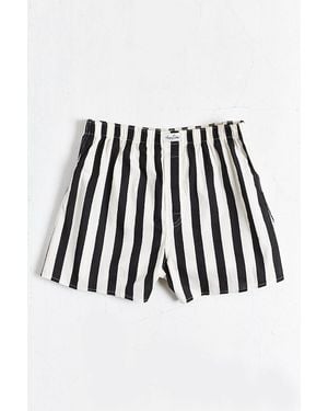 Happy Socks Vertical Stripe Boxer - White