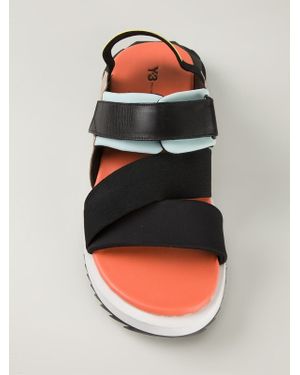 Y-3 Leather sandals for Men | Online Sale up to 63% off | Lyst