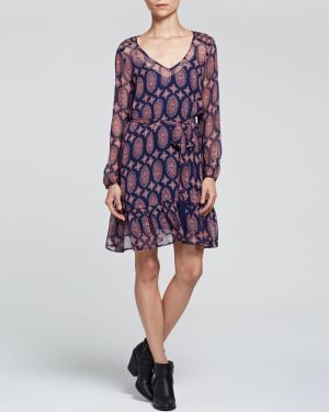 Ella Moss Dress - Marigold Silk - Blue