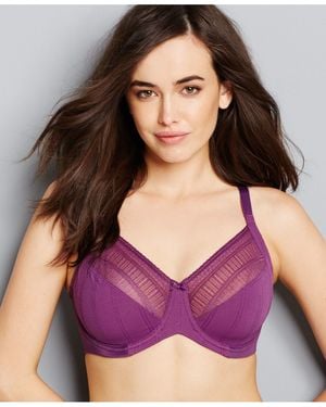 Lilyette By Bali Enchantment Minimizer Bra 0434 - Purple