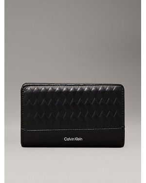 Calvin Klein Doorgestikte Portemonnee - Zwart
