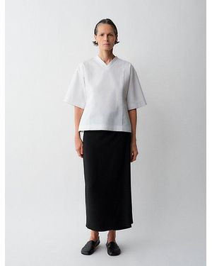 Calvin Klein Lynn Wrap Top - White