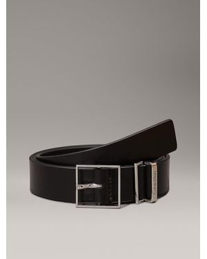 Calvin Klein Leather Belt - Black