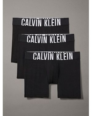 Calvin Klein 3 Pack Boxer Briefs Intense Power Micro - Black