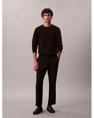 Calvin Klein Klassische Jogginghose Aus Technischem Stoff - Schwarz