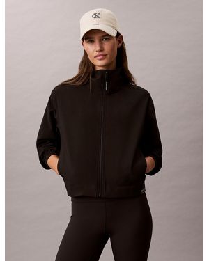 Calvin Klein Performance Windbreaker Track Jacket - Black
