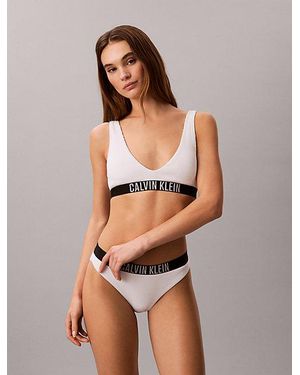 Calvin Klein Parte de arriba de bikini de corpiño - Intense Power - Blanco