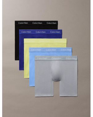 Calvin Klein 5 Pack Boxer Briefs - Multicolour