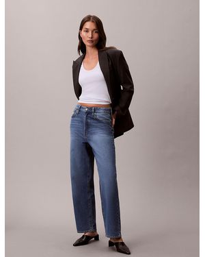 Calvin Klein Barrel Fit Jeans - Blue