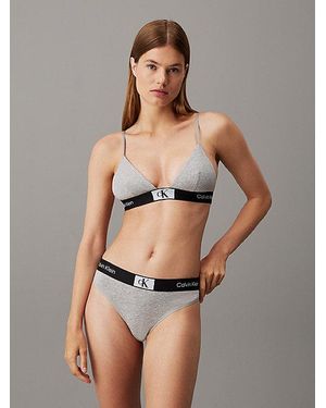 Calvin Klein Triangle Bra Ck96 - Grey