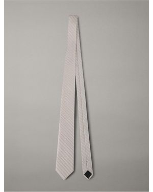 Calvin Klein Manzon Stripe Tie - Gray