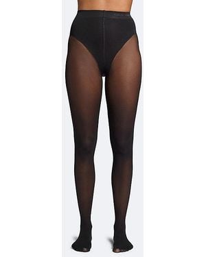 Calvin Klein 40 Denier Run Resistant Shaper Tights - Black