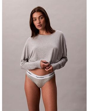 Calvin Klein Camiseta de pijama - Ultra Soft Modal - Gris