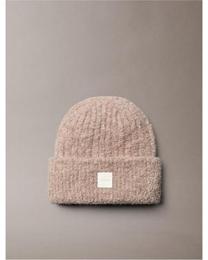 Calvin Klein Boucle Cuff Hat - Pink
