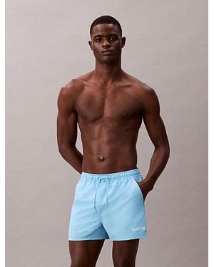 Calvin Klein Korte Zwemshort Met Trekkoord - Meerkleurig