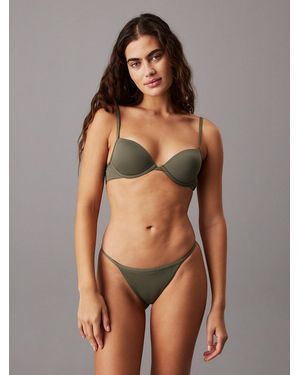 Calvin Klein Brazilian Bikini Bottoms - Brown