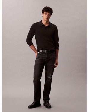 Calvin Klein Standard Straight Fit Jeans - Multicolour