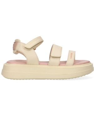 Calvin Klein Kids Velcro Sandals - Natural