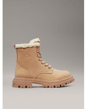 Calvin Klein Kids Teddy Boots - Natural