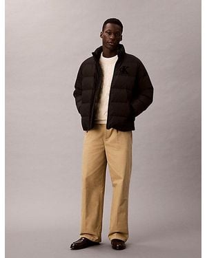 Calvin Klein Jeans 90S Straight Chino Trousers - Brown