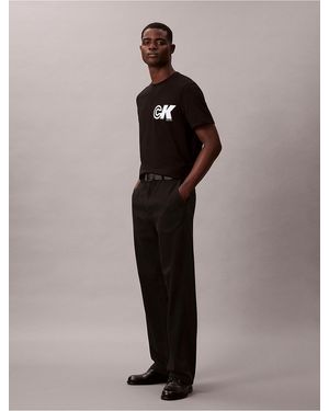 Calvin Klein Calvin Klein Ck Sport Logo Graphic Tee - Black