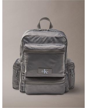 Calvin Klein Calvin Klein Tech Utility Backpack - Gray