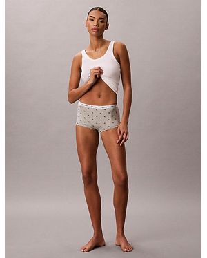 Calvin Klein Boy Shorts Icon Logo - Multicolour