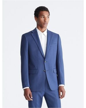 Calvin Klein Slim Fit Suit Jacket - Blue