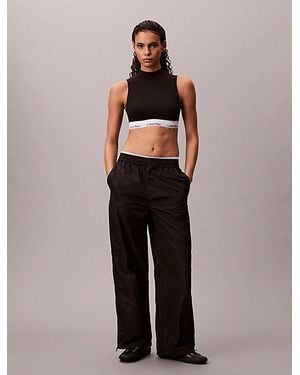 Calvin Klein Jeans Tech Relaxed Trousers - Black