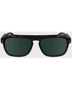 Calvin Klein Modified Rectangle Sunglasses - Green