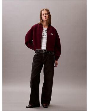 Calvin Klein Scuba Relaxed Bomber Jacket - Multicolor