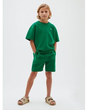 Calvin Klein Jeans Ottoman T-Shirt Shorts Set - Green