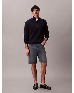 Calvin Klein Jeans 90S Relaxed Denim Shorts - Blue