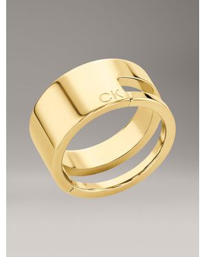 Calvin Klein Minimalistic Ring - Metallic
