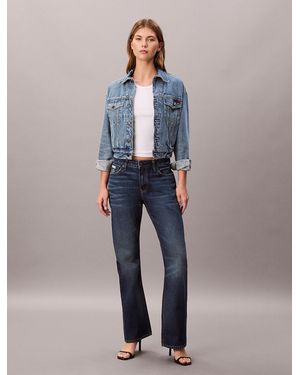 Calvin Klein Relaxed Bootcut Jeans - Blue