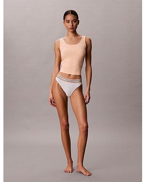 Calvin Klein Camiseta de tirantes - Cotton Stretch Lounge - Naranja