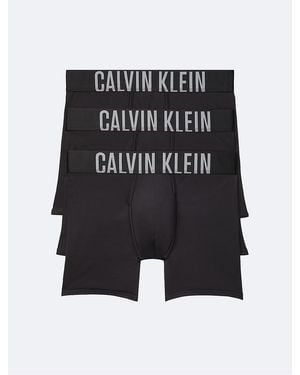 Calvin Klein Intense Power Micro 3-Pack Boxer Brief - Black