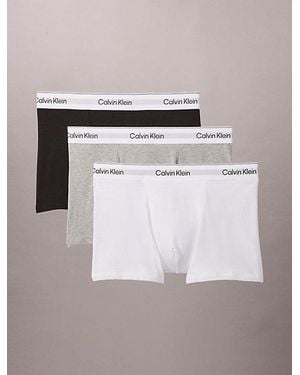 Calvin Klein 3Er-Pack Boxershorts Mit Abnäher Und Relaxter Passform - Mehrfarbig