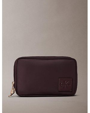 Calvin Klein Hangar Makeup Bag - Brown