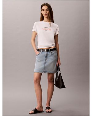 Calvin Klein Calvin Klein Bold Logo Graphic Classic T-Shirt - Gray