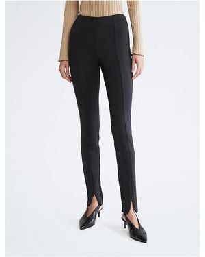 Calvin Klein Technical Knit Skinny Leggings - Black