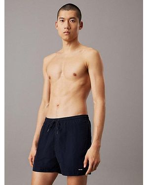 Calvin Klein Medium Drawstring Swim Shorts Ck Essentials - Multicolour