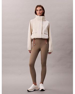 Calvin Klein Sport Invisible Shapewear Performance Leggings - Natural