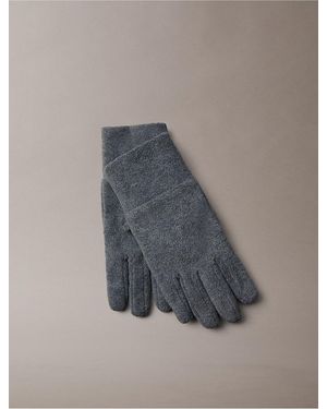 Calvin Klein Fleece Commuter Gloves - Gray