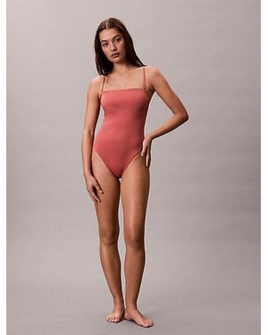 Calvin Klein Bandeau Swimsuit Essentials - Pink