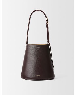 Calvin Klein Borsa A Secchiello Orbita - Bianco