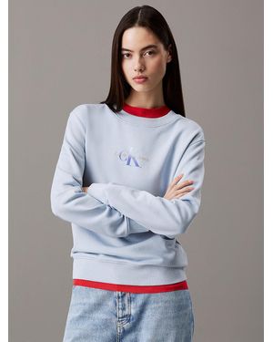 Calvin Klein Monogram Sweatshirt - Grey