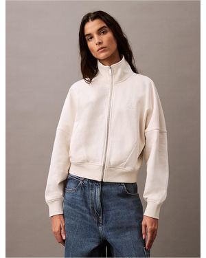 Calvin Klein Calvin Klein Archive Terry Relaxed Zip Sweatshirt - Multicolor