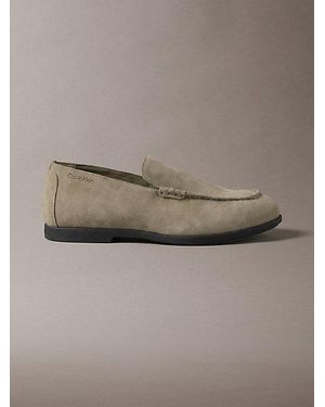 Calvin Klein Suede Hybrid Loafers - Grey
